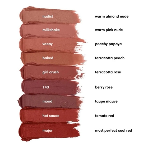 NIB Sunnies Face Fluffmatte Lipstick in Major (perfect cool red) - Picture 4 of 6